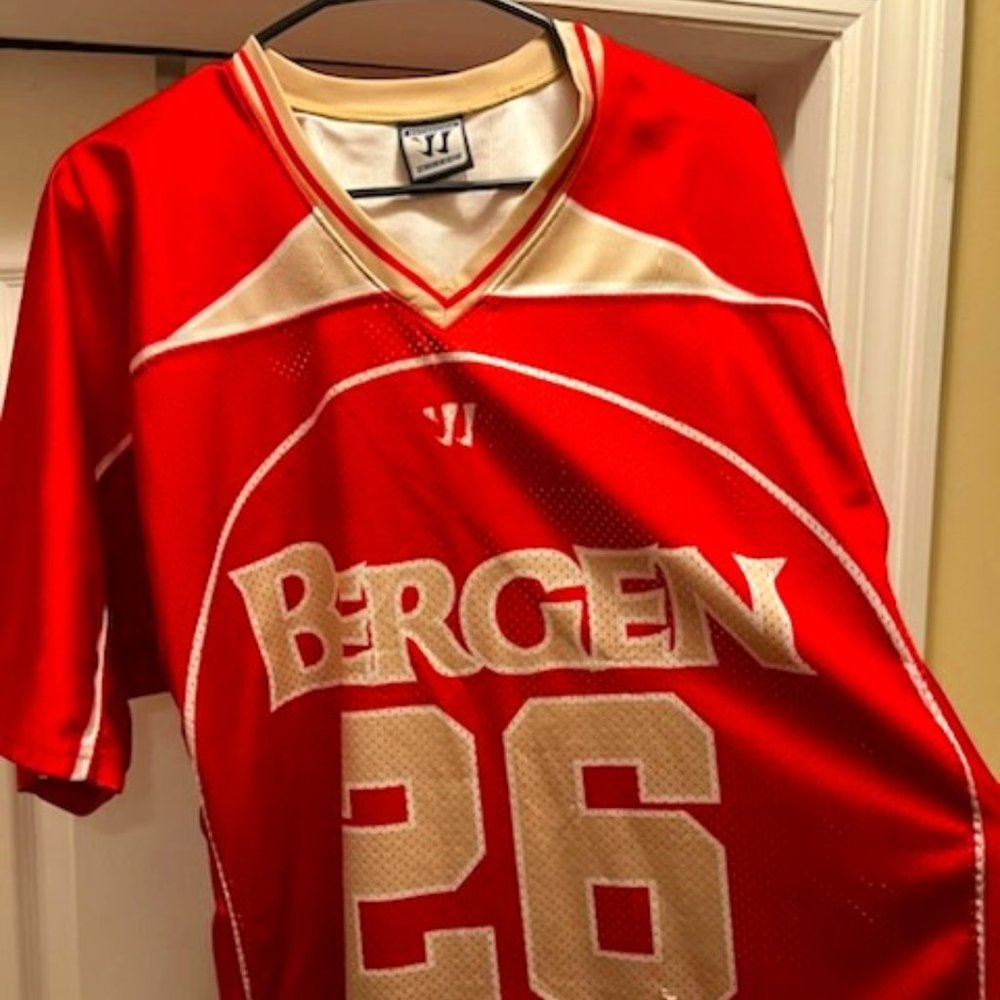 Bergen Catholic High School Lacrosse Jersey Warrior Men's Large # 26 Vintage